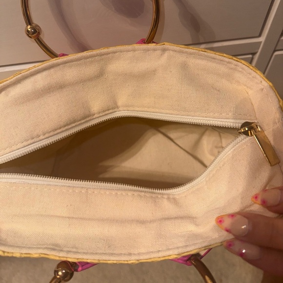 Mini Straw Tote - Picture 2 of 2